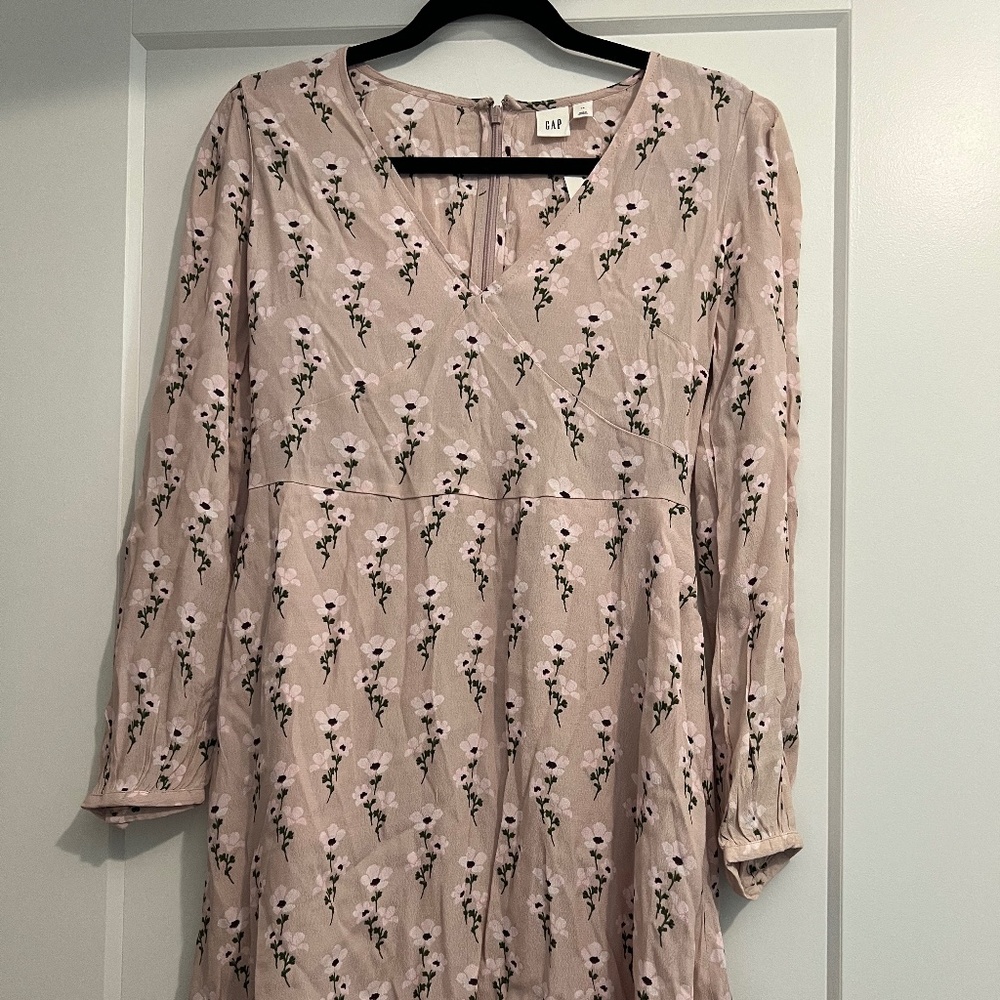 Gap pink floral dress size 6P